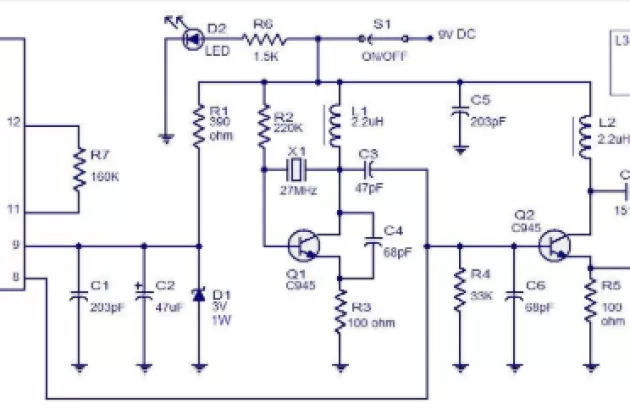 Sơ Đồ Mạch Điều Khiển Từ Xa Xe Đồ Chơi